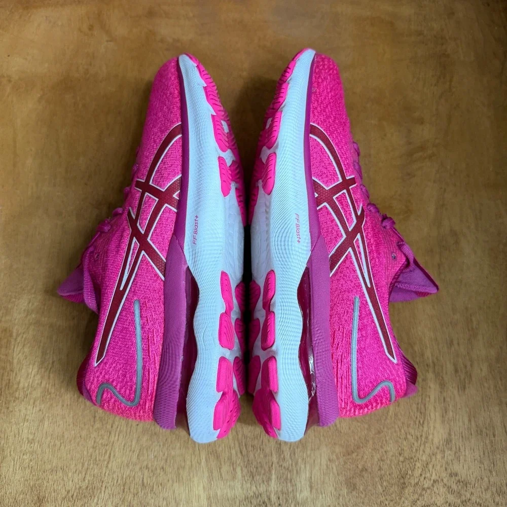 ASICS Gel-Nimbus 24 Running Shoes Womens Sz 9 Hot Pink Athletic Sneakers 101B201